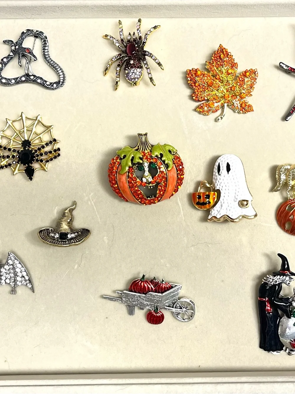 Brooches.   Choose in  comments.  Pumpkin Jack-O'-Lantern Brooch Pin -